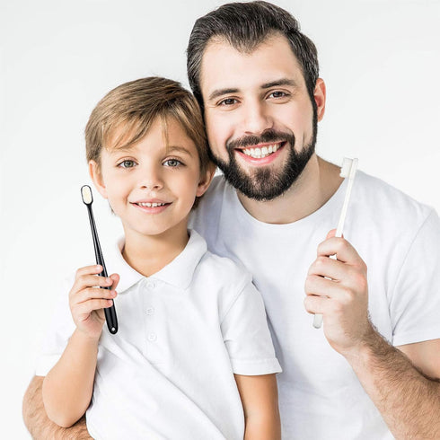 4 Pieces Extra Soft Toothbrushes for Sensitive Gums with 20000 Micro Nano Bristle for Adult Pregnant Gum Recession Elderly Braces, Protect Fragile...