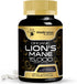 Lions Mane Supplement Capsules - 120 Count - Mushroom Supplement, Brain Supplements for Memory and Focus, Lion's Mane Mushroom Capsules Organic - ...