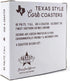 Y'all Texas Coaster Set Cork 3.5 Inch Coasters - 4 Texas Coasters Texas Gift...