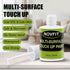 Multi Surface Touch Up Paint, Interior and Exterior House Paint Pen with brush, Scratch Repair for Wall, Furniture, Door, Cabinet(Gloss White) 1.5...