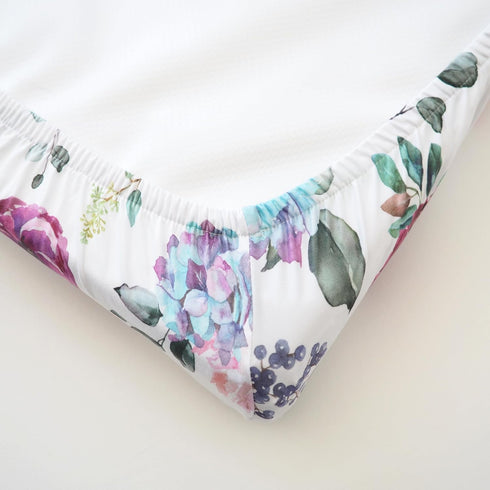Baby Infant Changing Pad Cover Pad Liner Ultra Soft Breathable Changing Table Cover Boy Girl Neutral (Blue Floral)...