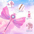 Bubble Wands for Kids Toys for 3 4 5 6 Years Old Girls: Light Up Bubble Wand Outdoor Toys for Girls Ages 4-8 Bubble Party Favors for Kids 4 Year O...