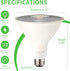 Dusk to Dawn PAR38 LED Light Bulbs, Daylight 5000K, 150W Equivalent, 1700LM, Auto On/Off Light Sensor Bulb, E26, 17W 2 Pack, HQ-H033...
