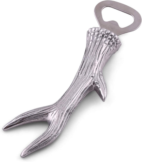 Arthur Court Aluminum Deer Antler Bottle Opener - Rustic Stag Beer Bottle Openers For Men Forged Stainless Steel Head Unique Bottle Opener Cool Ru...