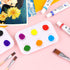 8 PCS White Plastic Paint Tray Palettes, Watercolor Palette Painting Tray for Painting Party, DIY Craft and Art Painting...