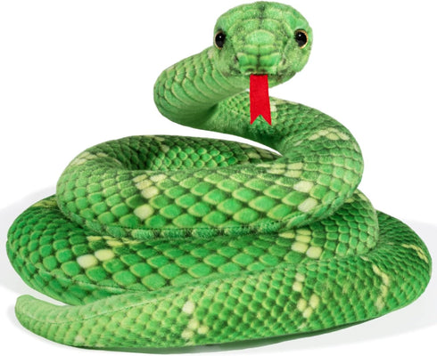 Snake Plush, Stuffed Snake Animal, 71in Large Toy Snakes for Kids, Giant Stuffed Animals Snake, Lifelike Plush Snake for Birthday Gift Party Prank...