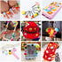 Zhiheng Random 30 Pack Cute Candy Plastic Beads Fruit Dessert Ice Cream Resin Charms Slices Flatback Buttons for Handcraft Accessories Scrapbookin...