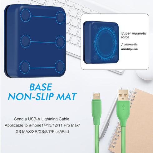 2 in 1 USB A Fast iWatch Charger MFI Certified 3.3FT Wireless iWatch Charger for Apple Watch Series 8/7/6/5/4/3/2 & Compatible with iPhone and Air...