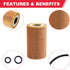 Oil Filter Compatible with 2012-2014 VW Passat 2.0L L4 Diesel TDi Engine Replaces# HU7008Z (2Pcs)...