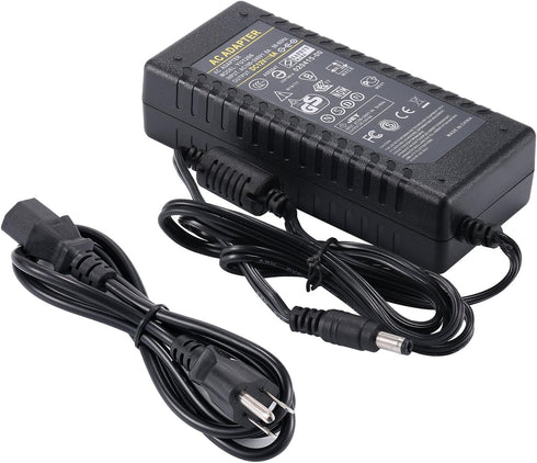 12V 6A Power Supply Adapter - AC Adapter 100-240V 50 60HZ DC 12 Volt 6A 72W Power Converter Transformer Charger 6amp 5.5mm x 2.5mm DC Plug for LED...