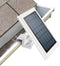 Gutter Mount for Ring Solar Panel, Adjustable Weatherproof Aluminum Alloy Mount Bracket, Perfect Angle to Get Adequate Sunlight (White)...
