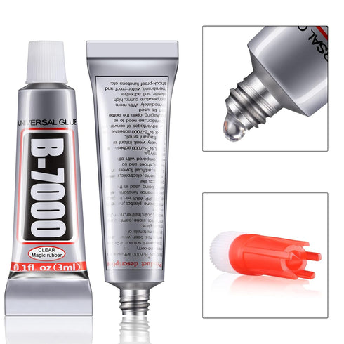 40 Pieces B-7000 Adhesive Multi-Function Glues Paste Adhesive in 3ml for DIY Craft Glass, Wooden, Manicure, Jewelry Making Supplies...