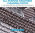 Stainless Steel Microfiber Cloth Double-Sided Cleaner Rag, Non-Scratch Scrub Cleaning Polishing Towel for Appliances, Kitchen Reusable Fridge Wipe...