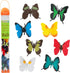 Safari Ltd. Butterflies TOOB - Figurines of Red Glider, Swallowtail, Orange & White Sulphur, Evenus Regalis, Papilio Garleppi & More - Educational...