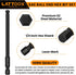 Ball End Hex Head Allen Wrench Drill Bit Set (10PCS SAE 5/16” to 5/64”), LATTOOK 10PCS SAE Ball End Hex Bit Set Allen Key Bit Set Hex Key Drill Bi...