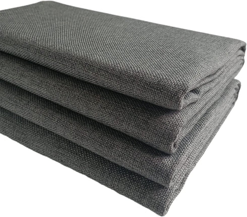 Thick Coarse Linen Type Cloth Fabric for Sofa Chair Upholstery Material (Dark Grey, 1 Yard (57x 36 inch))...