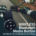 Wireless Bluetooth Media Remote Button,Waterproof Phone Bluetooth Remote Controller for Driving,Cycling,Steering Wheel Control Button for Phone Bl...