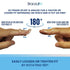 Brace On EZ Finger Splint, Finger Brace for Injuries and Support, Trigger Finger Splint, Trio 3-Pack, Sizes 10, 11, 12...