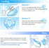 samply Ice Pack Wrap for Neck and Shoulders, Cold Packs for Injuries, Swelling and Pain Relief, Wearable Neck Cooling Towels for Reusable Cold Com...
