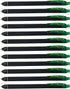 Pentel EnerGel Kuro Liquid Gel Pen, (0.7mm) Medium line, Green Ink, 12 Pack (BL437R1-D)...