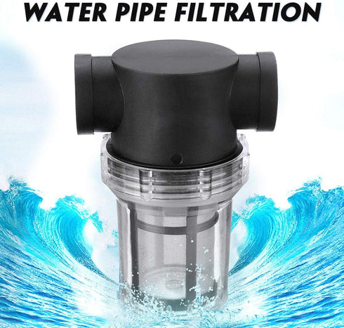 EKDJKK 1 inch Inline Mesh Strainer, Water Pump Strainer, Garden Hose Sediment Filter, Water Pump Filter, Pipeline Sprayer, Fits for RV Water Tank ...