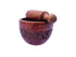 Acacia Wooden Mortar and Pestle Set | Kitchen Tool for All Grinding Purpose| Garlic Mustard Black Pepper Crusher| Medicine and Herb Crusher| India...