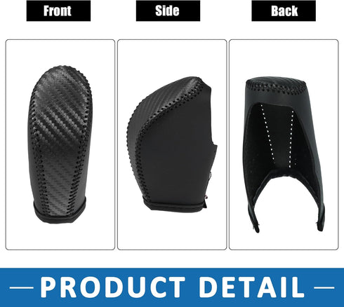 Car Gear Shift Knob Cover Automatic Transmission Boots Shifter Lever for Nissan Sentra 2013-2018 Black...