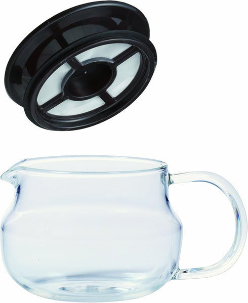 Kinto 8387 One-Touch Teapot, 9.5 fl oz (280 ml), Brown...