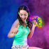 Aywewii LED Tambourine, Light Up Toys Handheld Musical Flashing Tamborine Autism Toys Party Supplies for Birthday Anniversaries Gifts for Kids Adu...