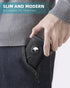 AirTag Wallet Men's RFID Blocking Bifold Leather Wallet Slim Minimalist Carbon Fiber...