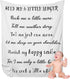 Christian Gift for Baby Plush Baby Blanket with Dotted Backing Baptism Blanket Scripture Quote Swaddle Bible Verse Blanket for Newborn Boy Girl Ch...