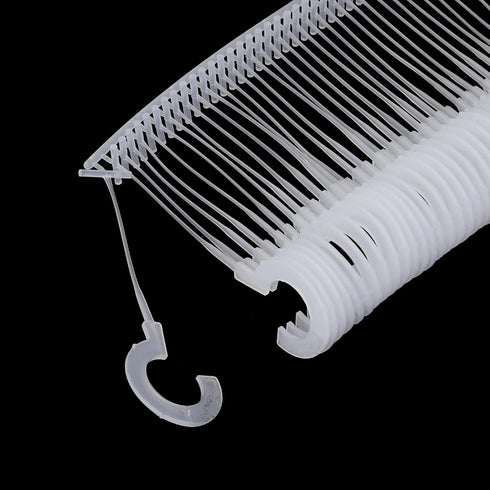 MECCANIXITY J Hook Standard Tagging Fasteners,Plastic Regular,Standard Label Gun Price Tagging Barbs for Garment Price Tag Label Tagging Barbs 25m...