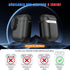 for AirPods Case Cover with Cleaning kit, Anti-Fall Lock Design, Powerful Drop Protection, Carbon Fiber Black for Apple AirPods 2nd 1st Generation...