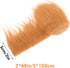 Shaggy Plush Faux Fur Fabric Precut Strips 2x60inch Brown Fur Fluffy Fuzzy Craft Fur for Gnomes Beard Santa Claus Hair Dwarf Christmas Decoration ...