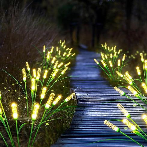 Solar Lights Outdoor Garden, 2 Pack 20 LEDs Swaying Solar Garden Lights, Solar Acrylic Bubble Lights Outdoor Waterproof, Decorative Solar Lights f...