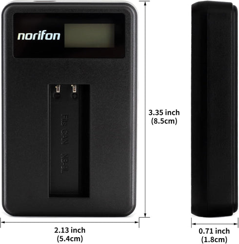 NB-9L LCD USB Charger for Canon PowerShot ELPH 510 HS, 520 HS, 530 HS, PowerShot N, N2 PowerShot SD4500 is, IXUS 1000 HS, 1100 HS, 500 HS, 510 HS,...