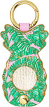 Lilly Pulitzer AirTag Keychain, Cute Air Tag Holder, Novelty Shaped AirTag Key Ring for Luggage, Car Keys, or Dog Collars (Let's Go Bananas)...
