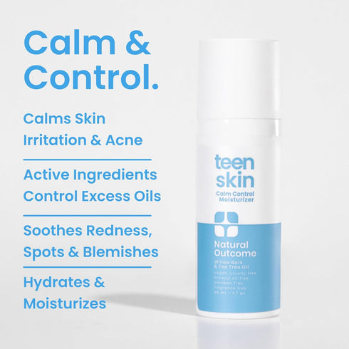 Teen Skin Moisturizer | Gentle, Non-Toxic Acne Treatment for Boys & Girls | All Skin Types | 50 ML...