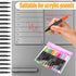 Liquid Chalk Markers for Acrylic Fridge Calendar Dry Erase Markers, Wet Erase Pens Set of 12Colors apply to Glass, Labels, Whiteboards Dry Erase A...