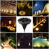 Solar Powered Ground Lights 2Pack,Waterproof LED Solar Lights Outdoor Solar Disk Lights Decorative,Solar Garden Lights for Landscape Pathway Patio...