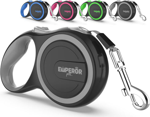 Emperor Pets 16 Feet Retractable Dog Leash Large Dogs - Up to 110lb, Large Dog Leash Heavy Duty Dog Leash Retractable 26 ft, Dog Leashes for Large...