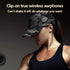 Wireless Ear Clip Bone Conduction Earbuds Open Ear Headphones Bluetooth, Clip On Sport Wireless Earbuds Waterproof Outer Headphones Cycling Runnin...