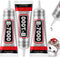 3 PCS 110ML B-7000 Clear Glue for Rhinestones, DIY B7000 Adhesive Crafts Glue Multipurpose Super Adhesive Industrial Bonding Glue for Fabric Gem S...