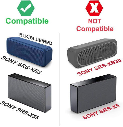 15V Speaker Charger Compatible with Sony SRS-XB3/BLK/BLUE/RED SRSBTX500 SRS-X55/BLK/WHT Bluetooth Portable Wireless Speaker Replacement Power Supp...