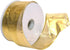 Morex Ribbon 7417.40/50 Morex Gleam 2.5" X 50 YD Wired Ribbon for Gift Wrapping, Gold, Flower Bouquet Ribbons for Crafts, Valentines, Baby Showers...