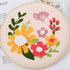 Pllieay Punch Needle Embroidery Starter Kits for Kids and Adults Beginners, Include Instructions, Punch Needle Fabric with Floral Pattern, Yarns, ...