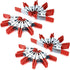 20 Pcs 2" inch Metal Spring Clamps, Heavy Duty Spring Metal Clips Clamps, Tent Clips with Rubber Tips for Woodworking Camping Home Improvement Pho...