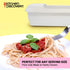Microwave Pasta Cooker- No Waiting, No Mess, No Stick Microwave Pasta Cooker with Strainer Lid Ready In As Little As 10 Minutes for up to 4 Servin...
