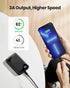 EAFU Portable Charger, Compact 10000mAh USB C Power Bank, Triple 3A High-Speed External Battery Pack with Flashlight for iPhone 15 14 13 12 11 X P...