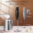 Handheld Milk Frother with Stand, Frother Wand, Electric frother for Coffee Whisk, Hand Mixer Blender Milk Foamer, Drink Mixer, Electric Whisker f...
